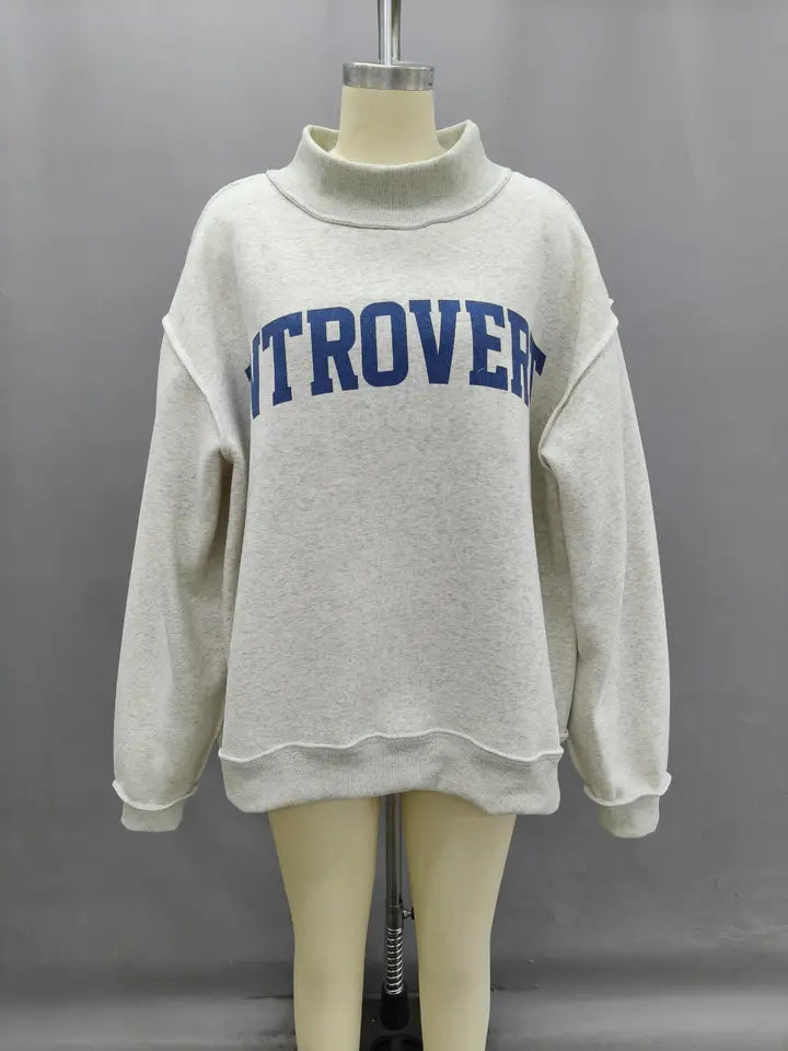 'introvert & Extrovert' Reversible Sweatshirt
