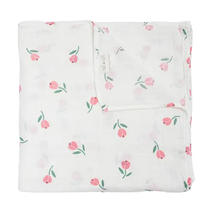 Bamboo Muslin Swaddle Baby Blanket