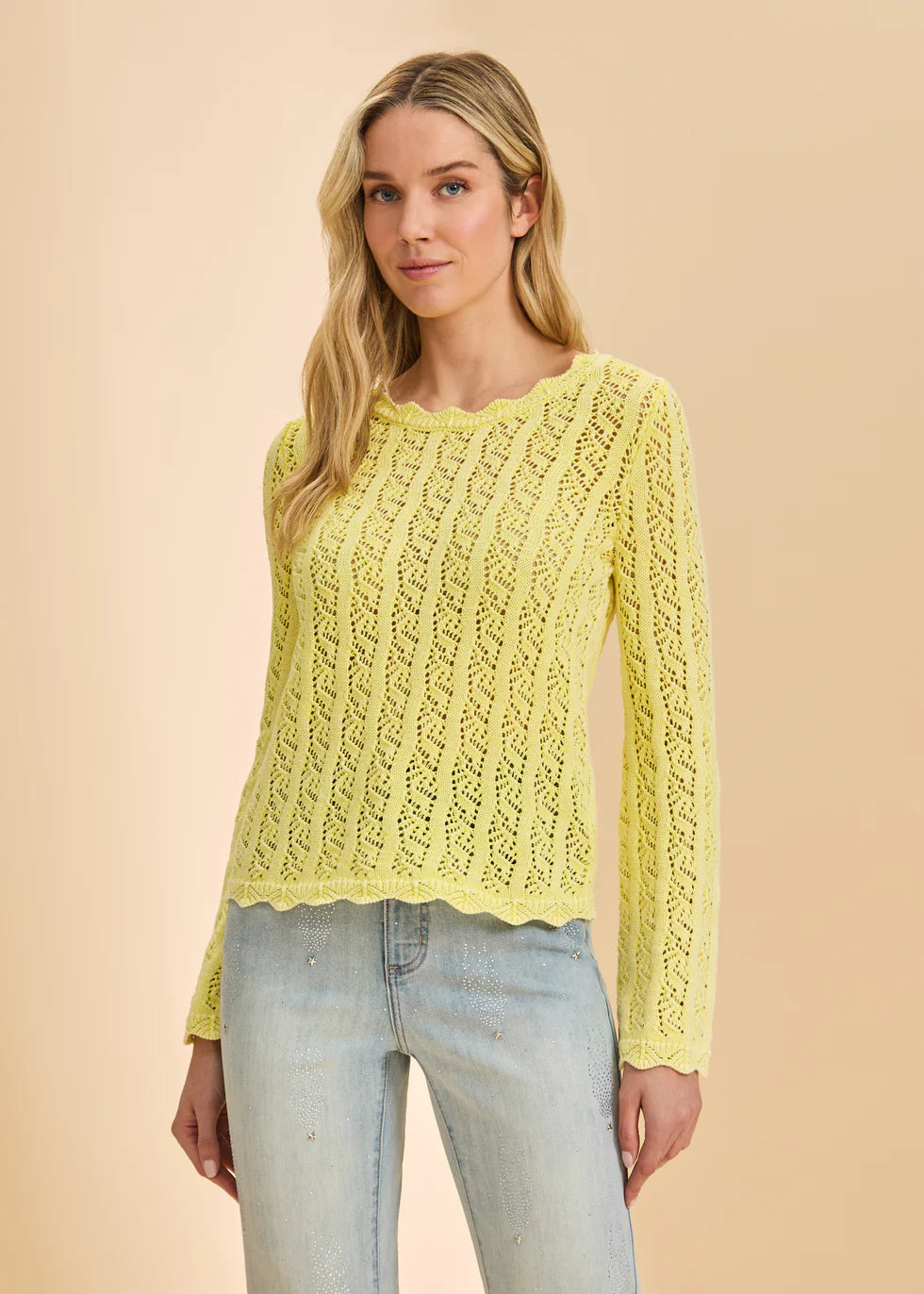 Long Sleeve Garment Dye Sweater