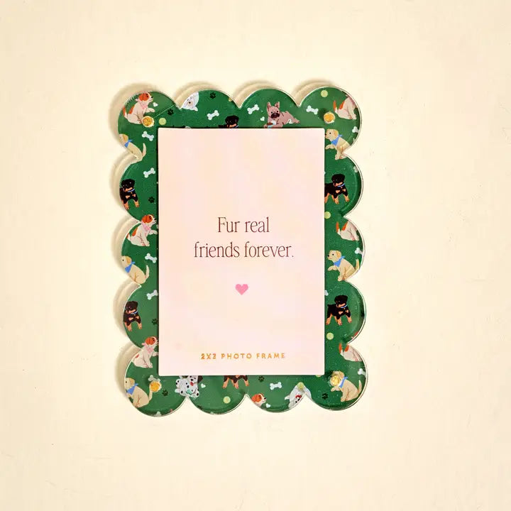 Mini Acrylic Picture Frame Magnet–Dog Days
