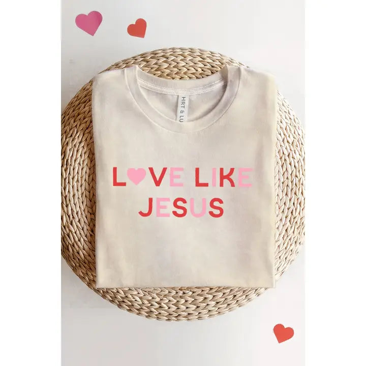 Love Like Jesus Mineral Graphic Tee