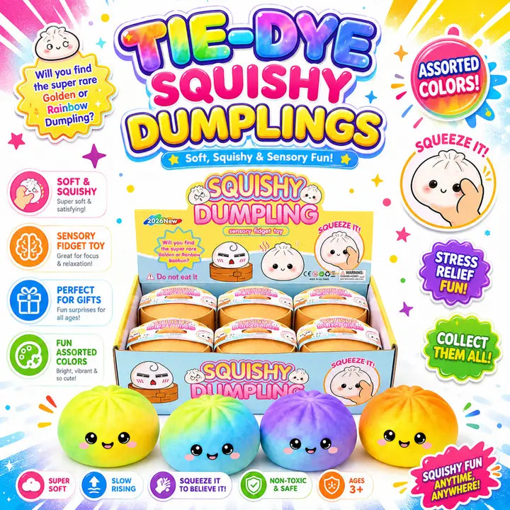 Tie-Dye Squishy Dumplings