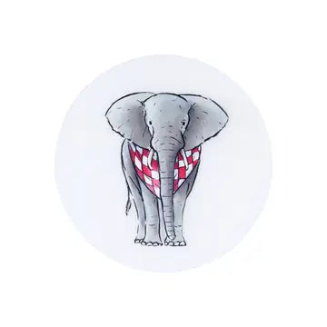 Barrel Down South - Standing Elephant Marble Coaster