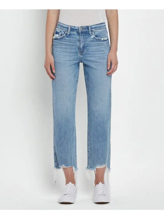 High Rise Regular Straight Jeans VICTORIA