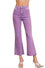 ACID WASHED HIGH WAIST FRAYED HEM BOOTCUT PANTS DMP-1847A (cropped)
