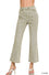 ACID WASHED HIGH WAIST FRAYED HEM BOOTCUT PANTS DMP-1847A (cropped)
