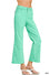 Zenana Acid washed high waist frayed hem bootcut pants DMP-1847A