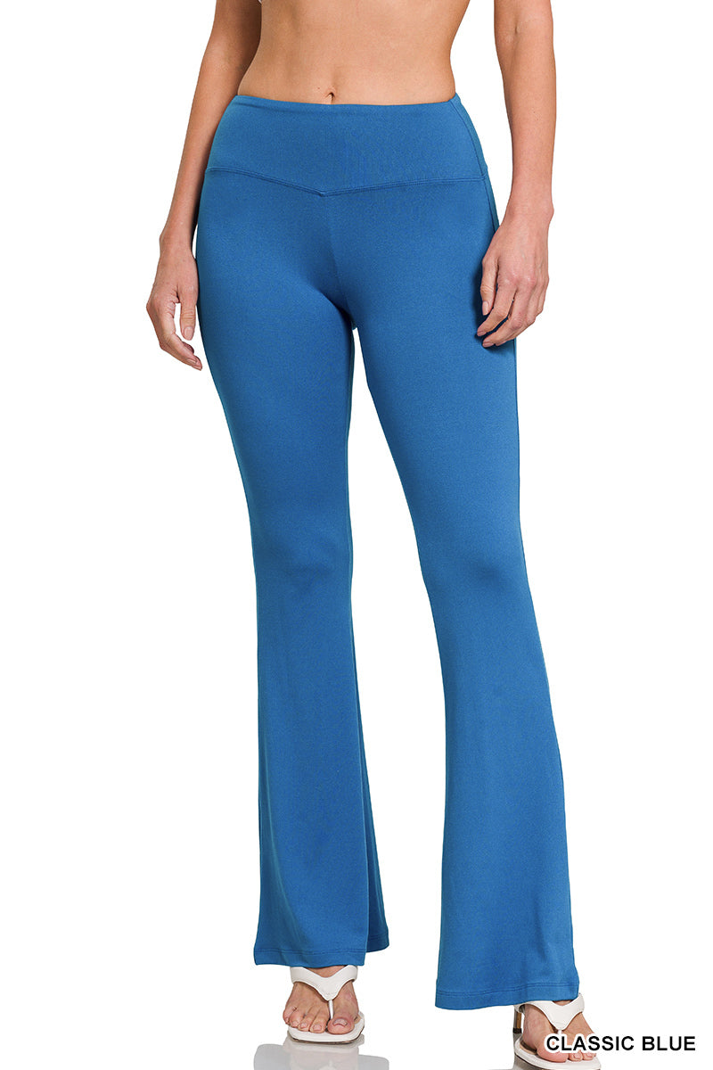 Buttery soft flare leg high waist yoga pants