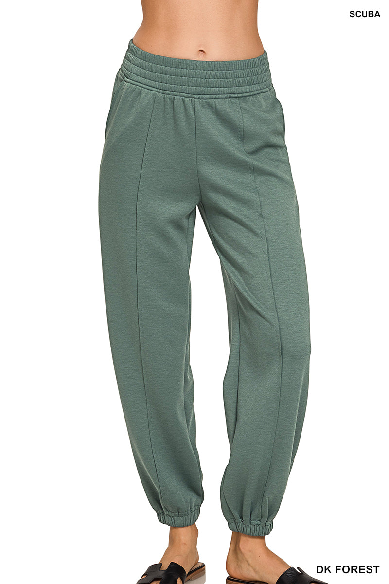 Scuba joggers with pockets
