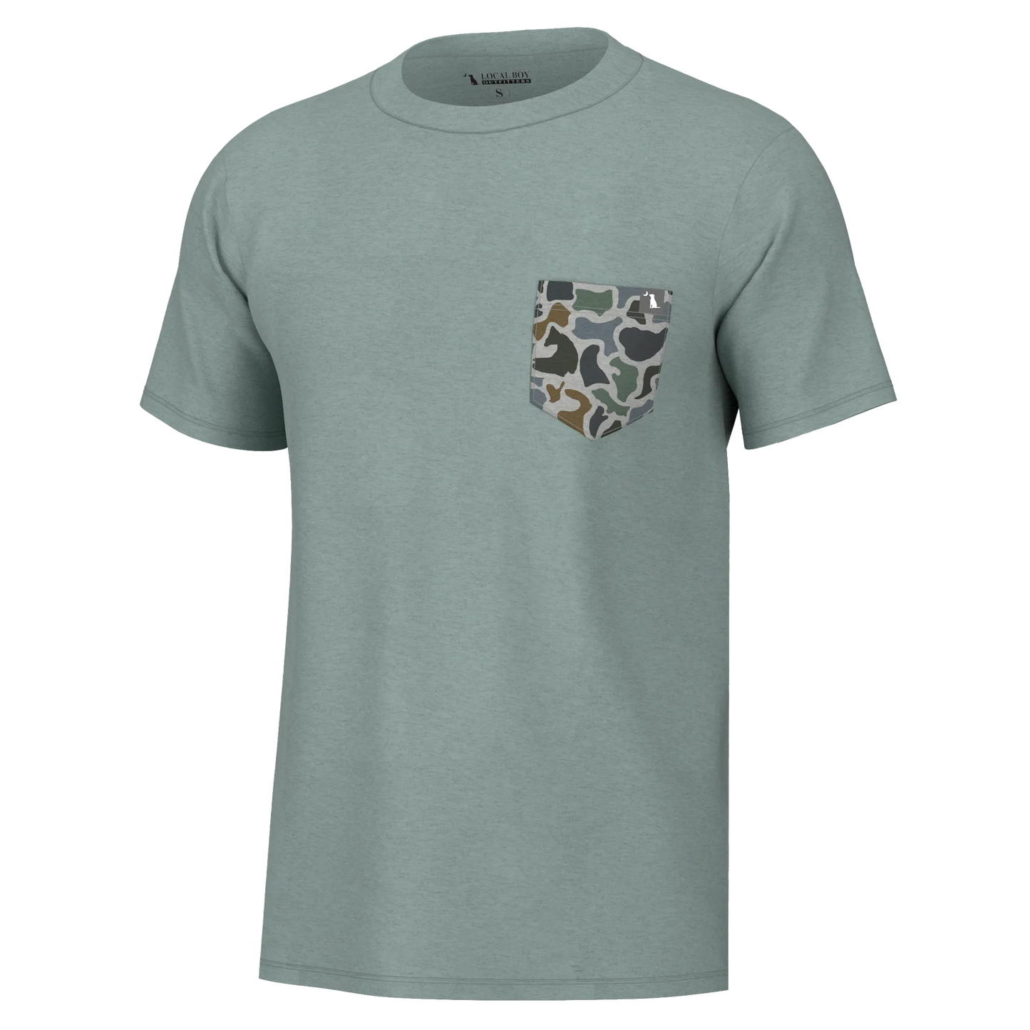 Youth S/S Heather Blend Crew