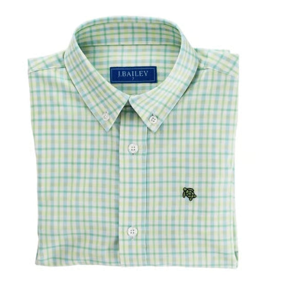 BAILEY BOYS PERFORMANCE BUTTON DOWN-SUNRISE