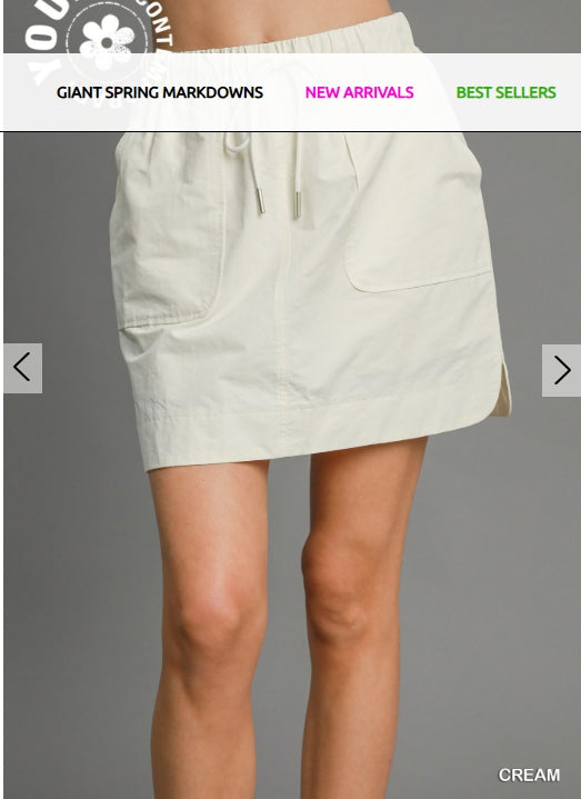 Parachute Mini Skirt