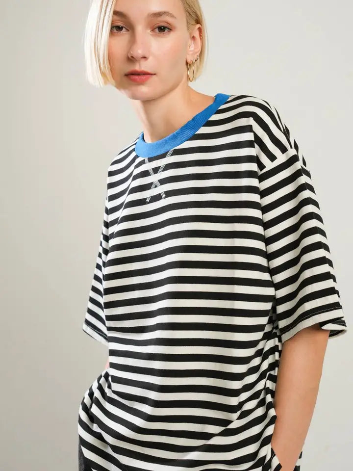 Striped Knit Top