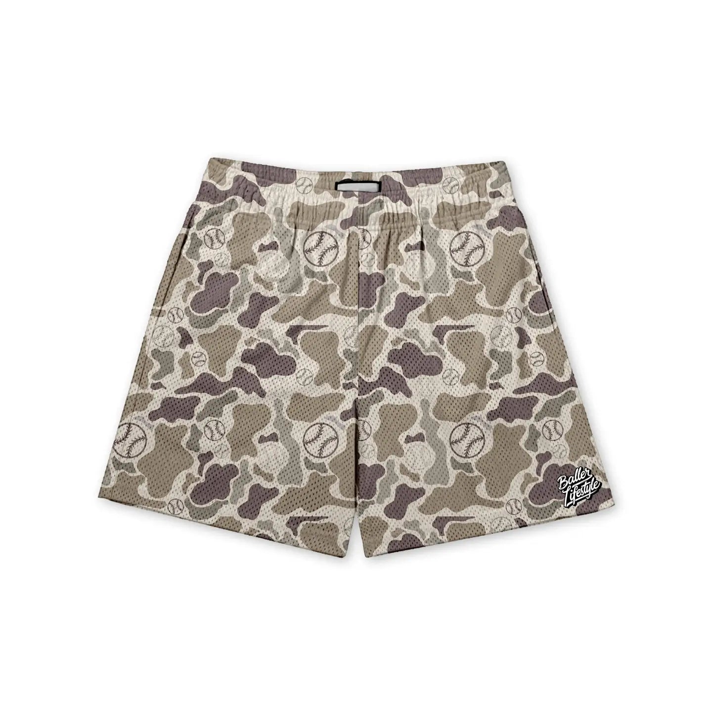 Camo Baseball Shorts