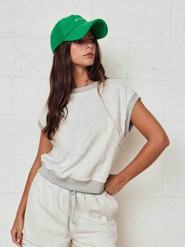Sleeveless Lounge Short Set