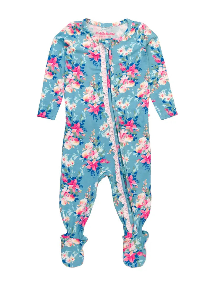 Baby Girls Fancy Me Floral Bamboo Sleeper