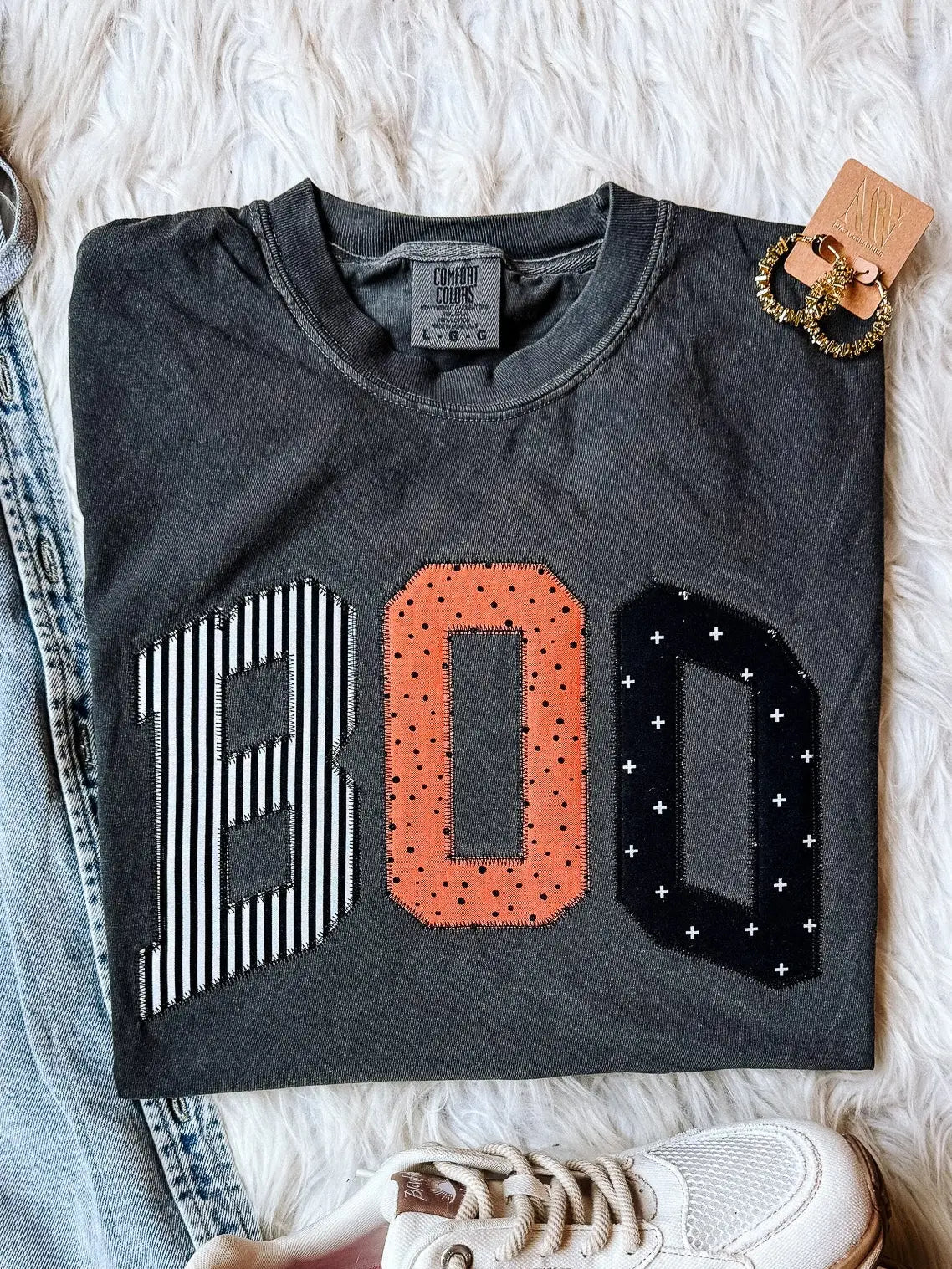 Sweet, Spooky, & Stitched BOO Tee