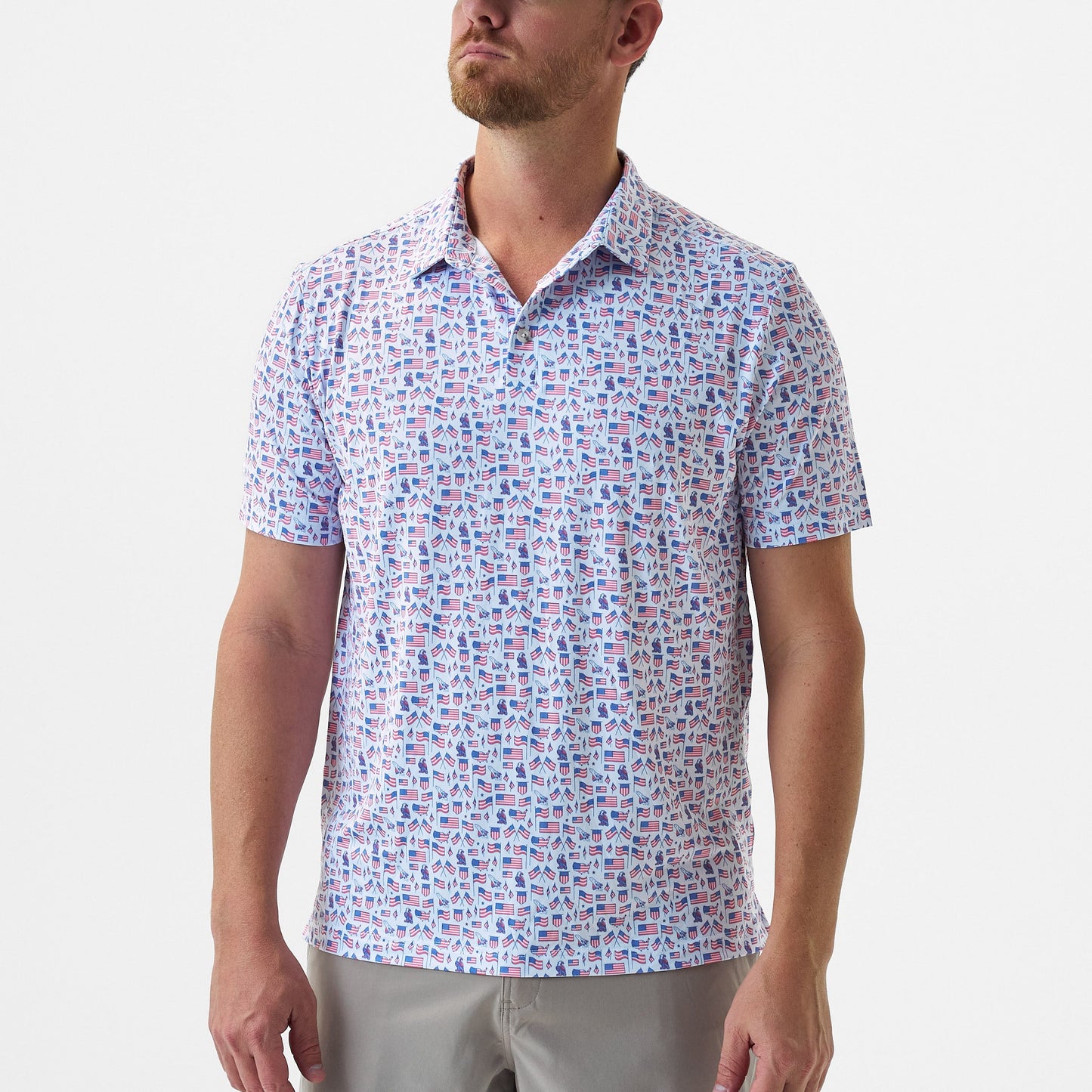 PERFORMANCE POLO-OLD GLORY