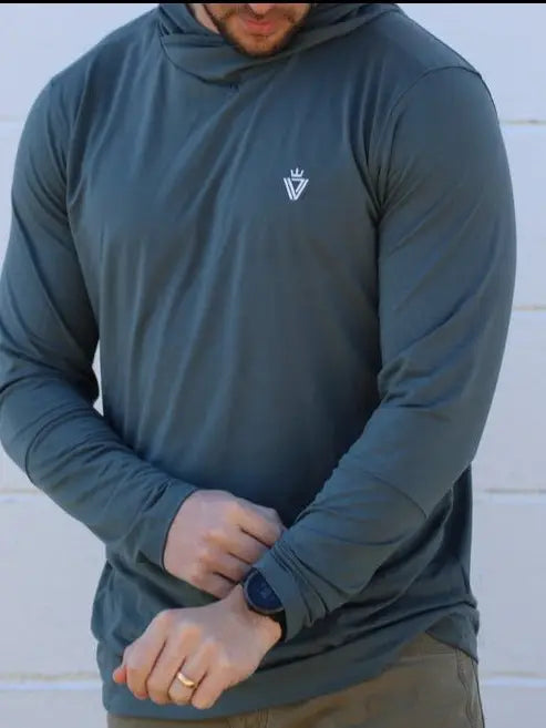 Bamboo Lightweight Hoodie - Slate