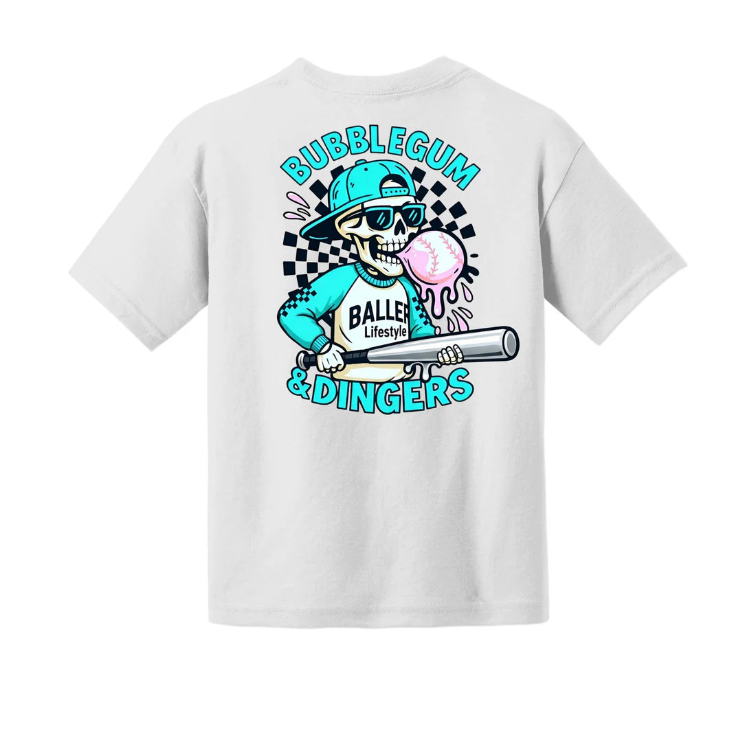 BUBBLEGUM & DINGERS BASEBALL LIFESTYLE SHIRT