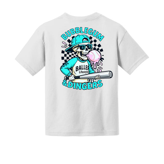 BUBBLEGUM & DINGERS BASEBALL LIFESTYLE SHIRT