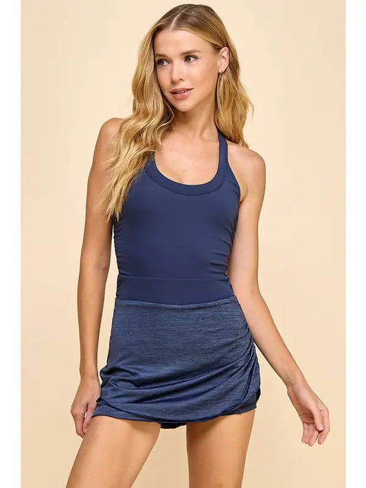 Motion Tank Dress with Built in Shorts