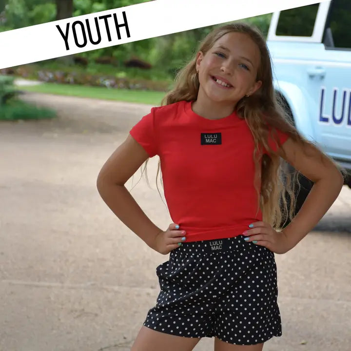 LULU MAC KIDS ATHLETIC SHORTS