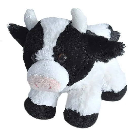 Hug'ems-Mini Cow Stuffed Animal 7"