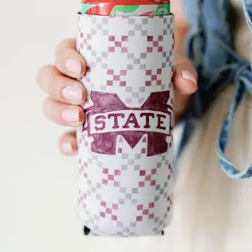 Gracefully Made Art - College Team Skinny Koozie