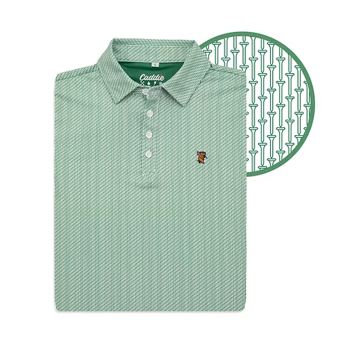 Caddie Green Tee Polo