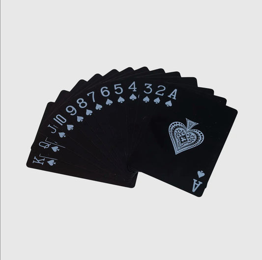 Black Edition Waterproof Card Deck