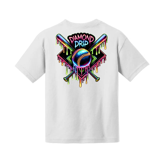 Diamond Baseball Drip Youth Tee