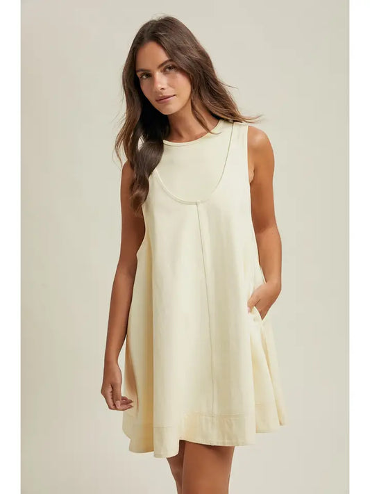 Crop Tank and Cami Mini Dress Set
