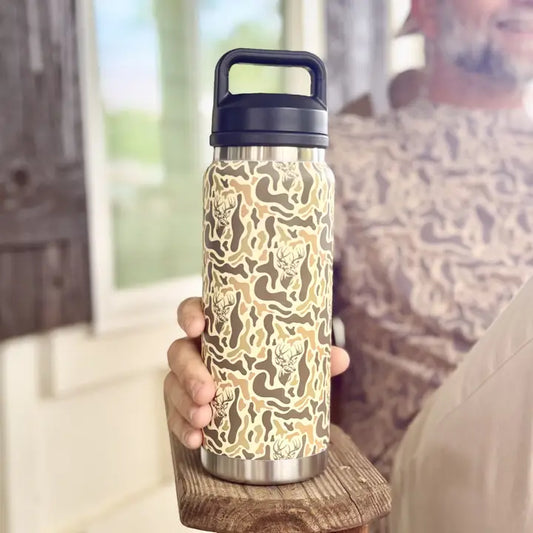 26 oz Camo Deer Tumbler