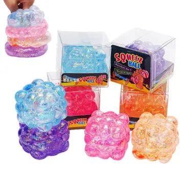 GLITTER CUBE SQUISHY