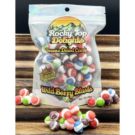 Extreme Sour- Wild Berry Blasts Freeze Dried Candy