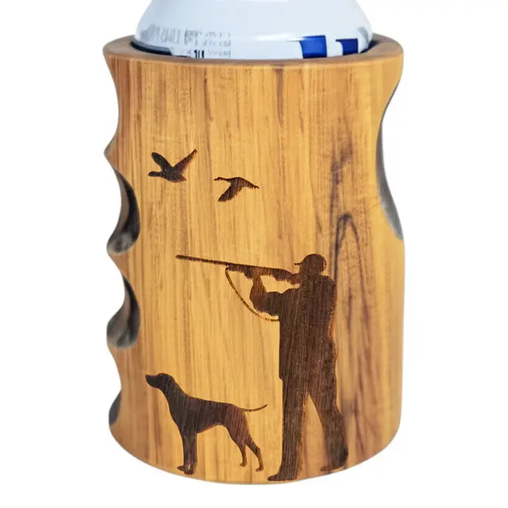 Koozie - Hand Carved Wood