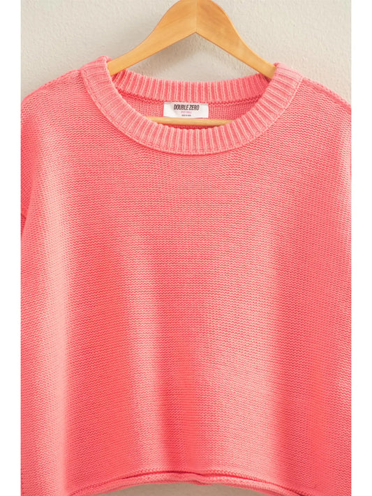 Cropped Oversized Sweater