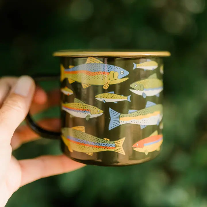 Enamel Coffee & Camp Mug