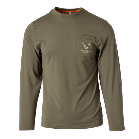 WILDGAME LS GREEN PERFORMANCE TEE