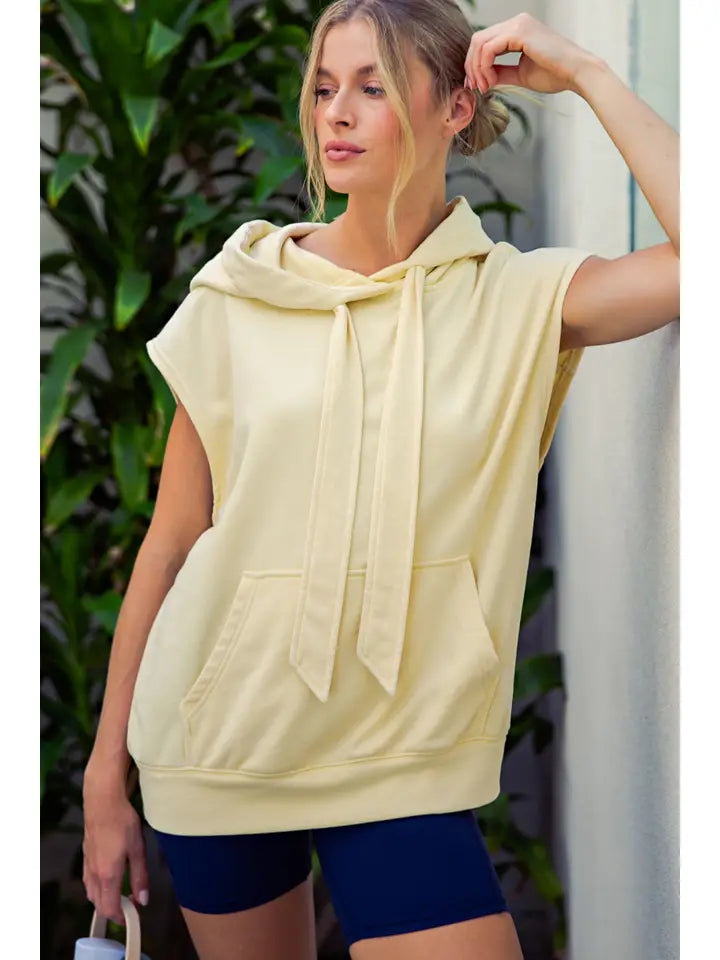 Mineral Washed Terry Hoodie Sweatshirt