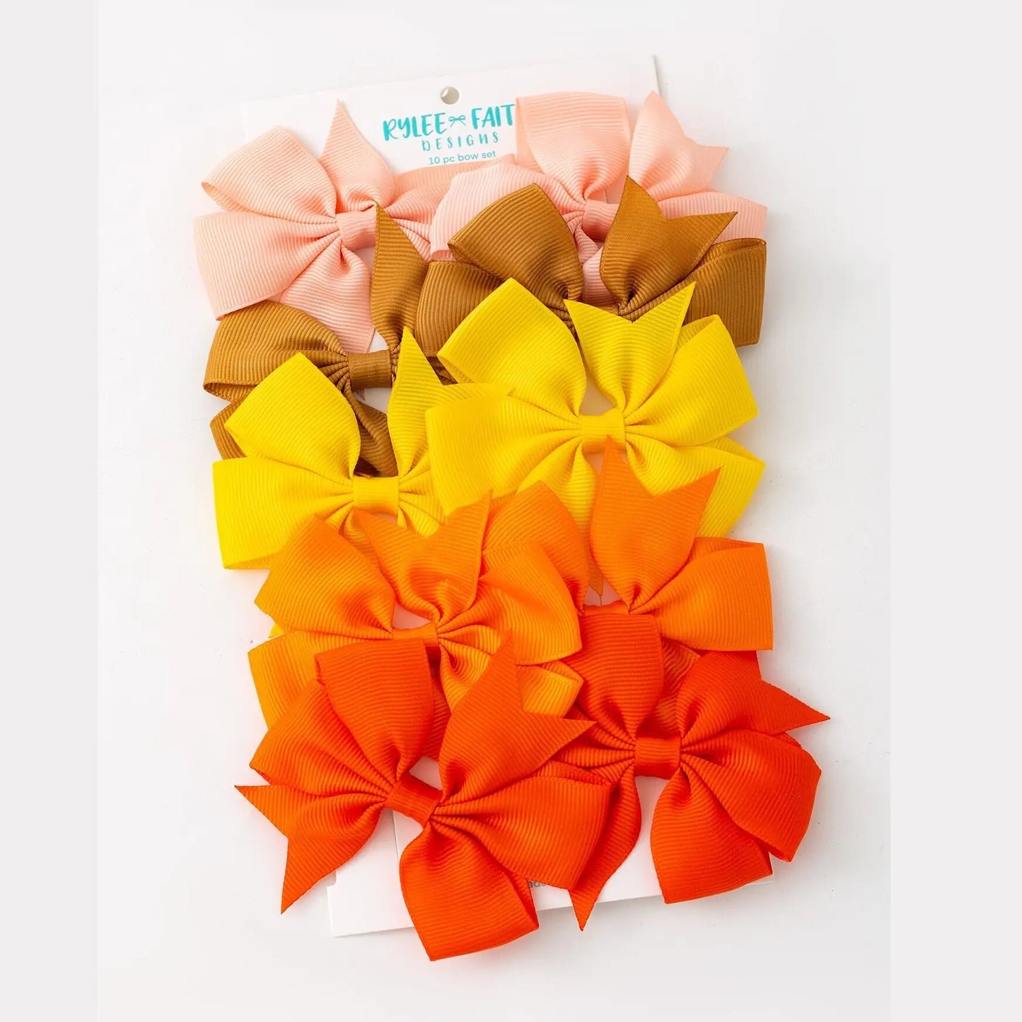 Girls Bow Hair Clip Set