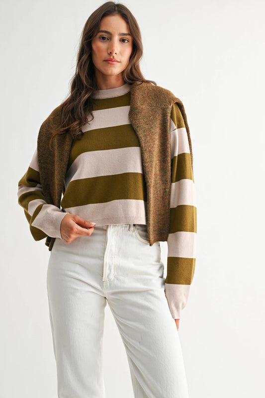Bold Stripe Sweater
