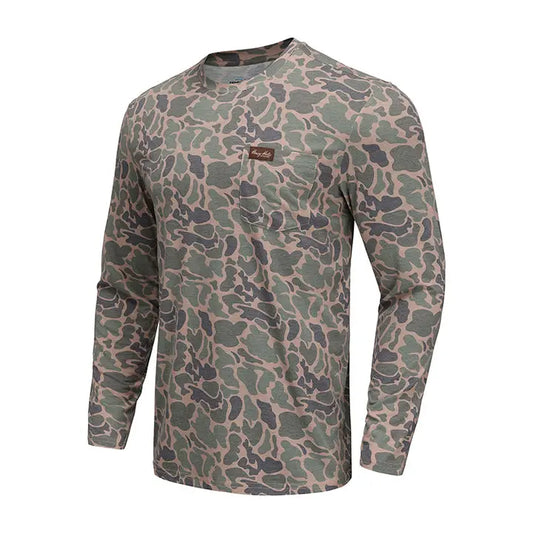 Drift Performance Crew - Long Sleeve - Duck Camo