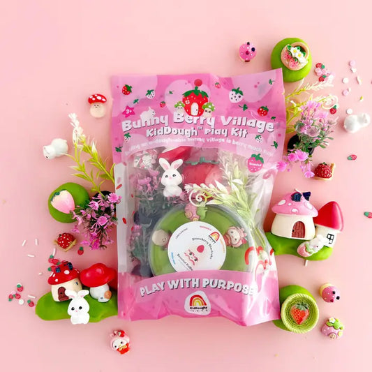 Bunny Berry Village Kiddough Play Kit