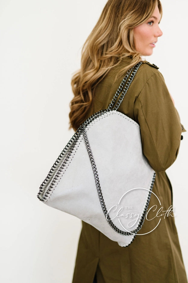 Monica Metal Chain Hobo Bag