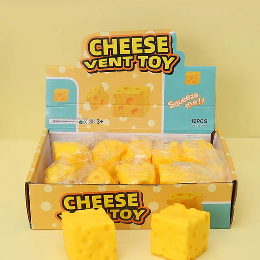 Squeezy Cheese Shape Fidget Toy