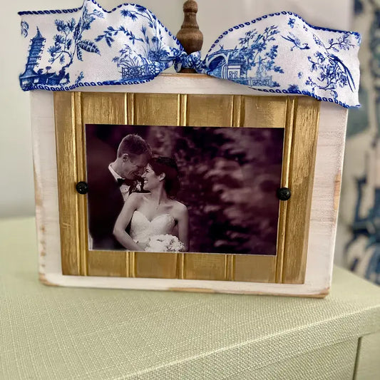 Chinoiserie Ribbon Picture Frame