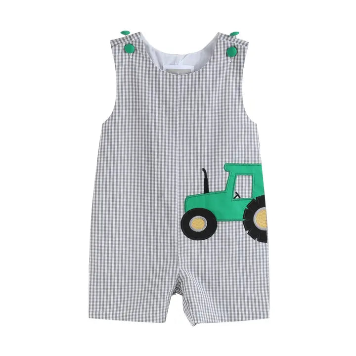 Green Tractor Shortalls