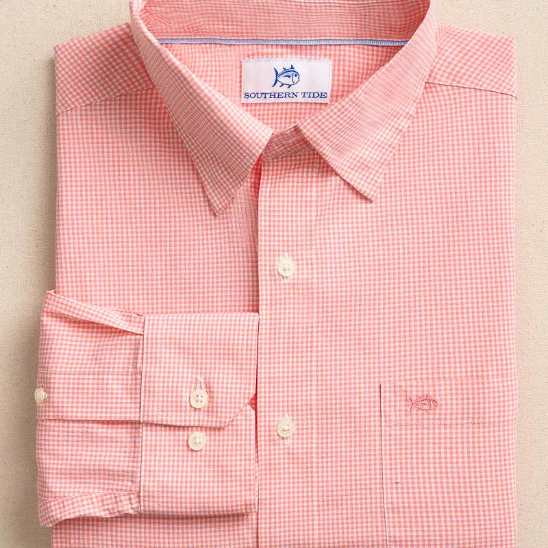Charleston Parkwood Micro gingham Sportshirt